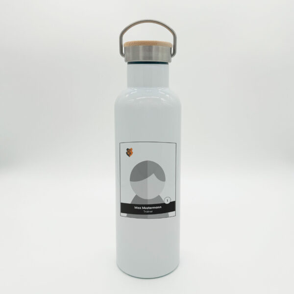 Trinkflasche mit Bambusdeckel – SV Arminia Kapellen-Hamb
