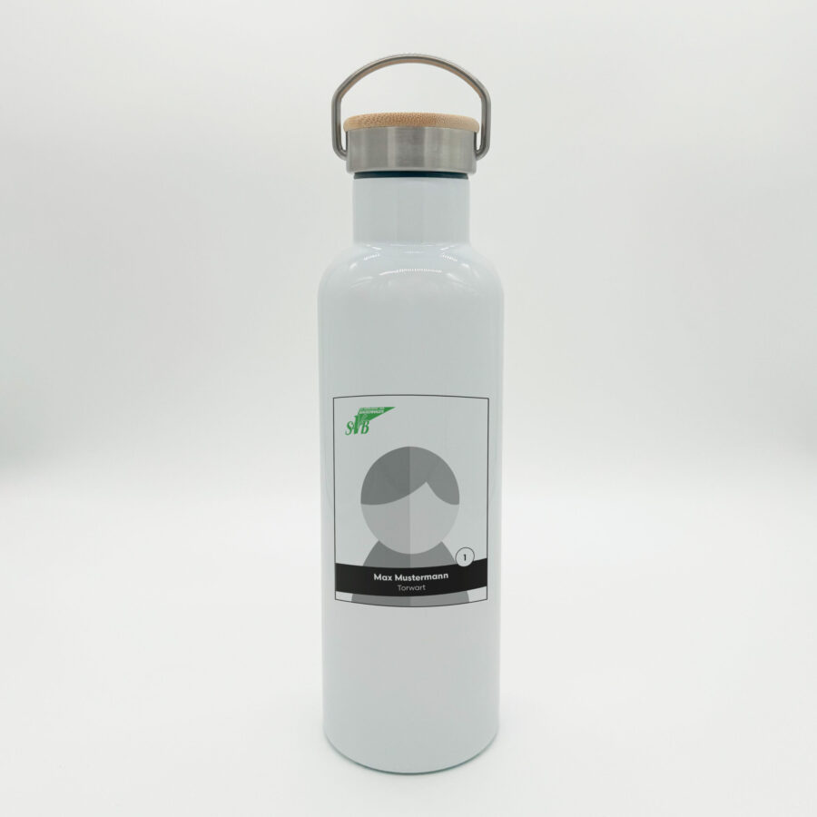 Trinkflasche mit Bambusdeckel – SV Bausenhagen