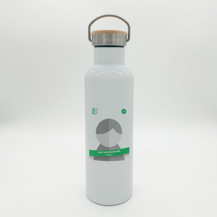 Trinkflasche mit Bambusdeckel – SG Selm