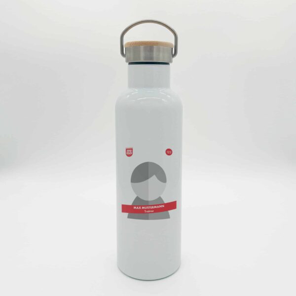 Trinkflasche mit Bambusdeckel – SV Bad Bentheim