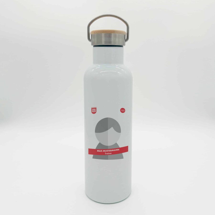 Trinkflasche mit Bambusdeckel – SV Bad Bentheim