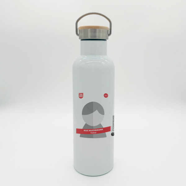 Trinkflasche mit Bambusdeckel – SV Bad Bentheim