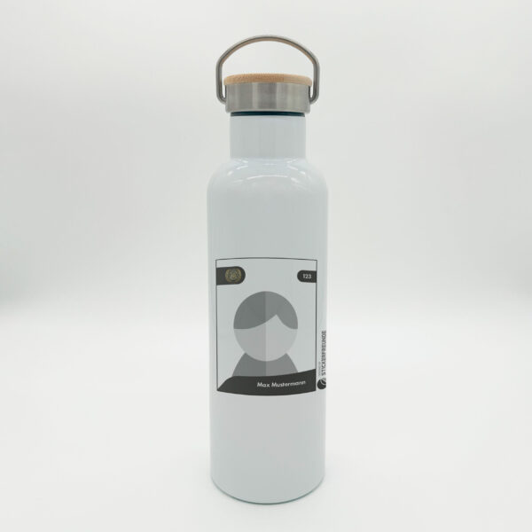 Trinkflasche mit Bambusdeckel – TSV Heimaterde