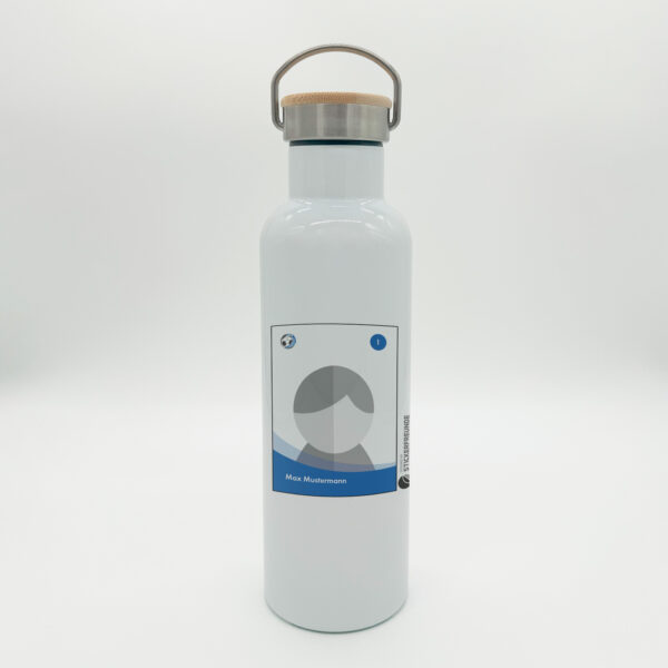 Trinkflasche mit Bambusdeckel – FC Wiedenest-Othetal