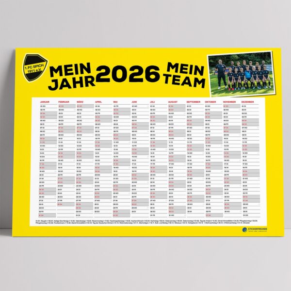 Jahresplaner – FC Spich