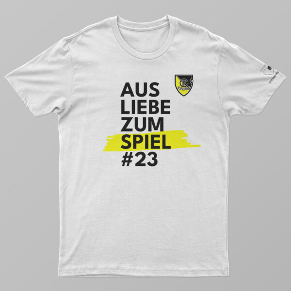 Aus Liebe zum Spiel – Tshirt FC Emmering