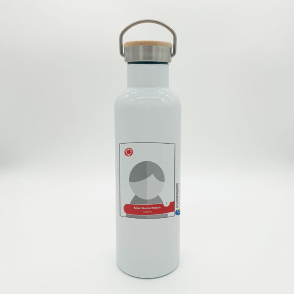 Trinkflasche mit Bambusdeckel – Geisecker SV