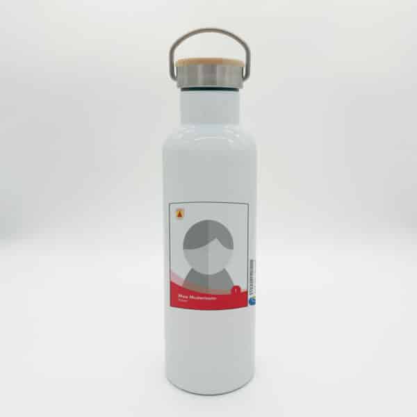 Trinkflasche mit Bambusdeckel – SCU Lüdinghausen
