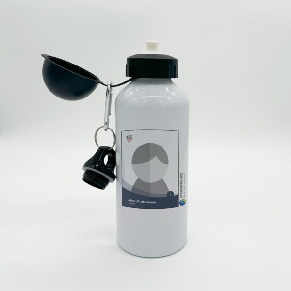 Trinkflasche mit Mundstück mit Deckel – Rüsselsheimer Ruder-Klub