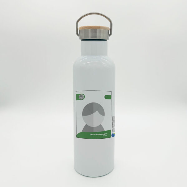Trinkflasche mit Bambusdeckel – SV Raspo Lathen