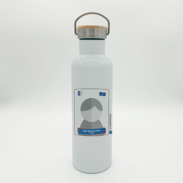 Trinkflasche mit Bambusdeckel – TuS Obenstrohe