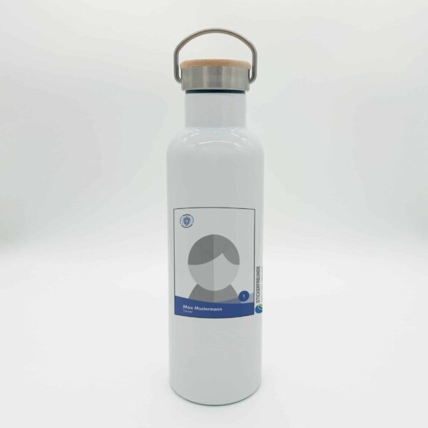 Trinkflasche mit Bambusdeckel – SC Arminia Ochtrup