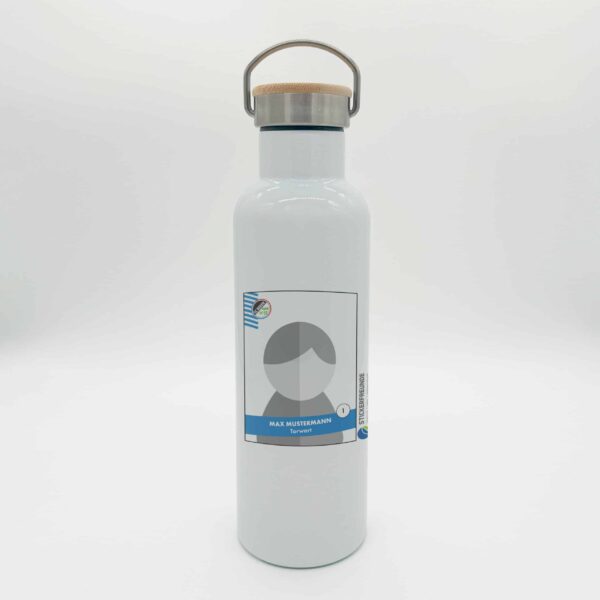 Trinkflasche mit Bambusdeckel – SC Reken